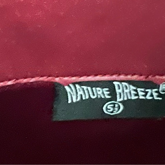 Nature breeze knee high red fringe 5.5 boots - Picture 6 of 11